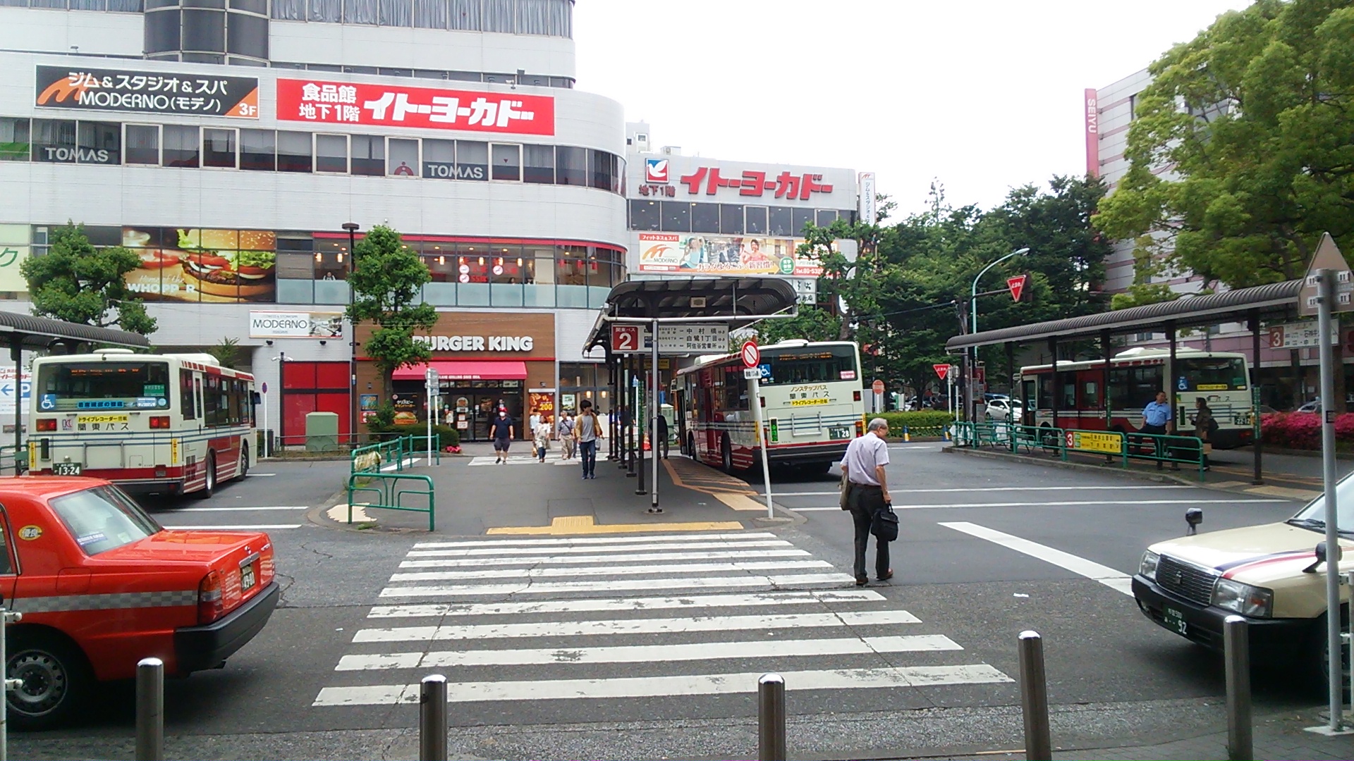 阿佐ヶ谷駅北口の風景